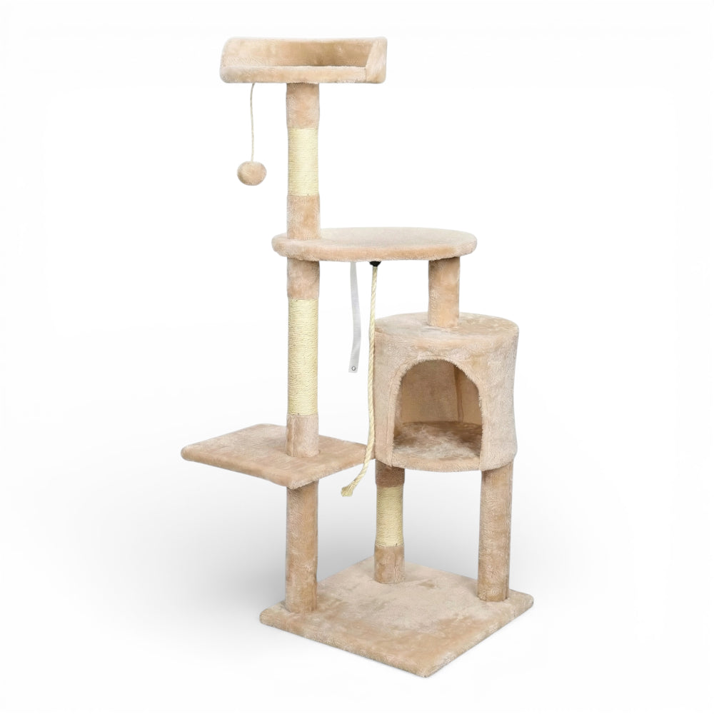 Arbre à chat avec niche ronde (4)