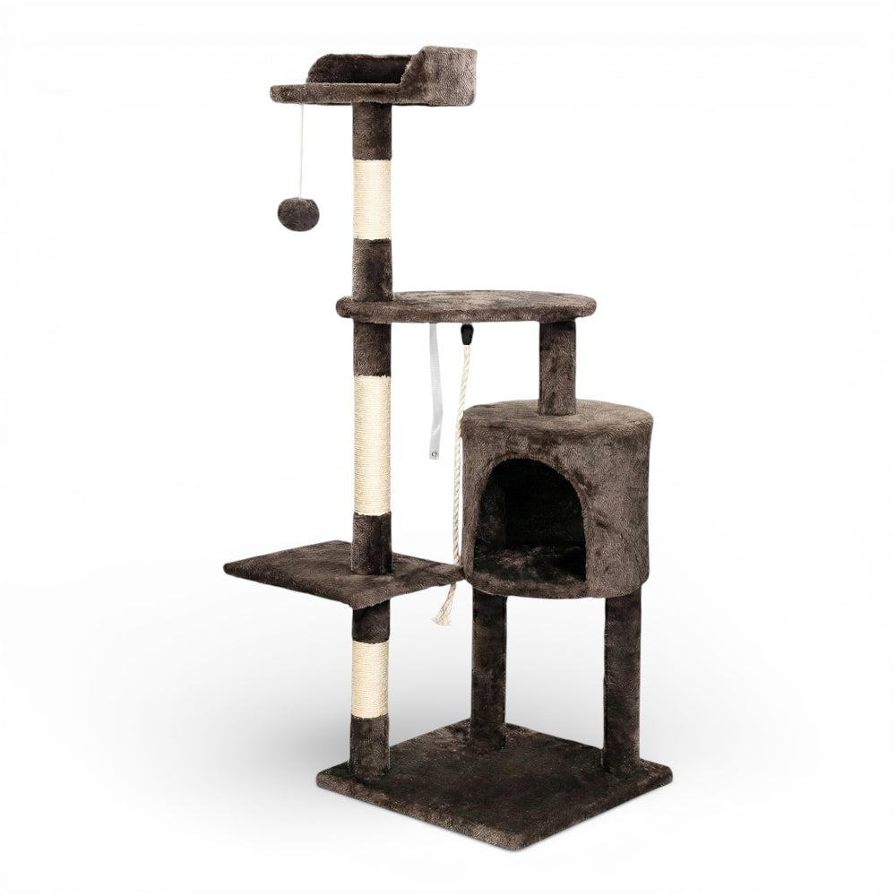 Arbre à chat avec niche ronde (4)