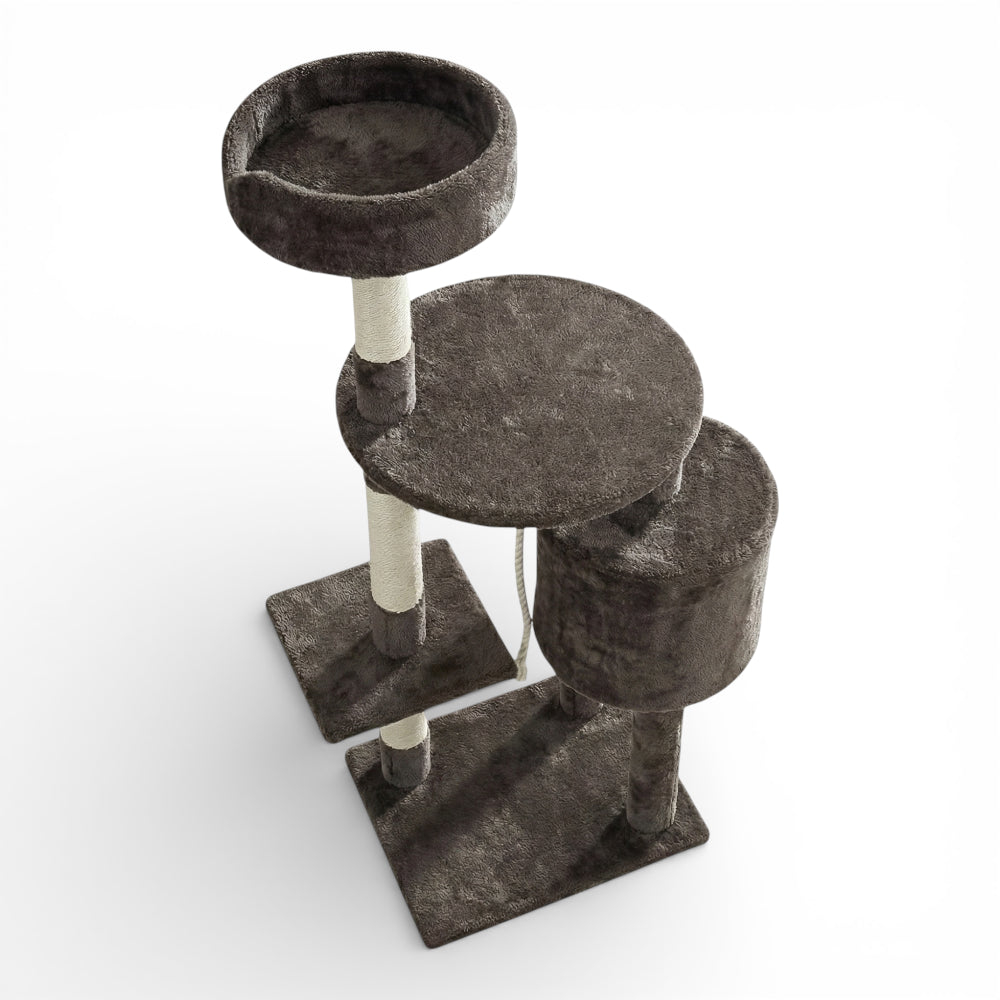 Arbre à chat avec niche ronde (4)