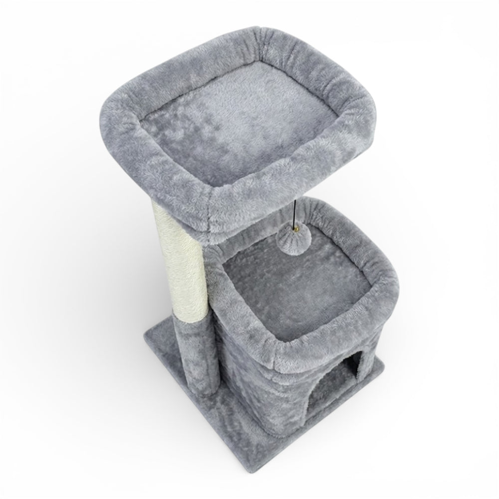 Arbre à chat compact avec niche (2)