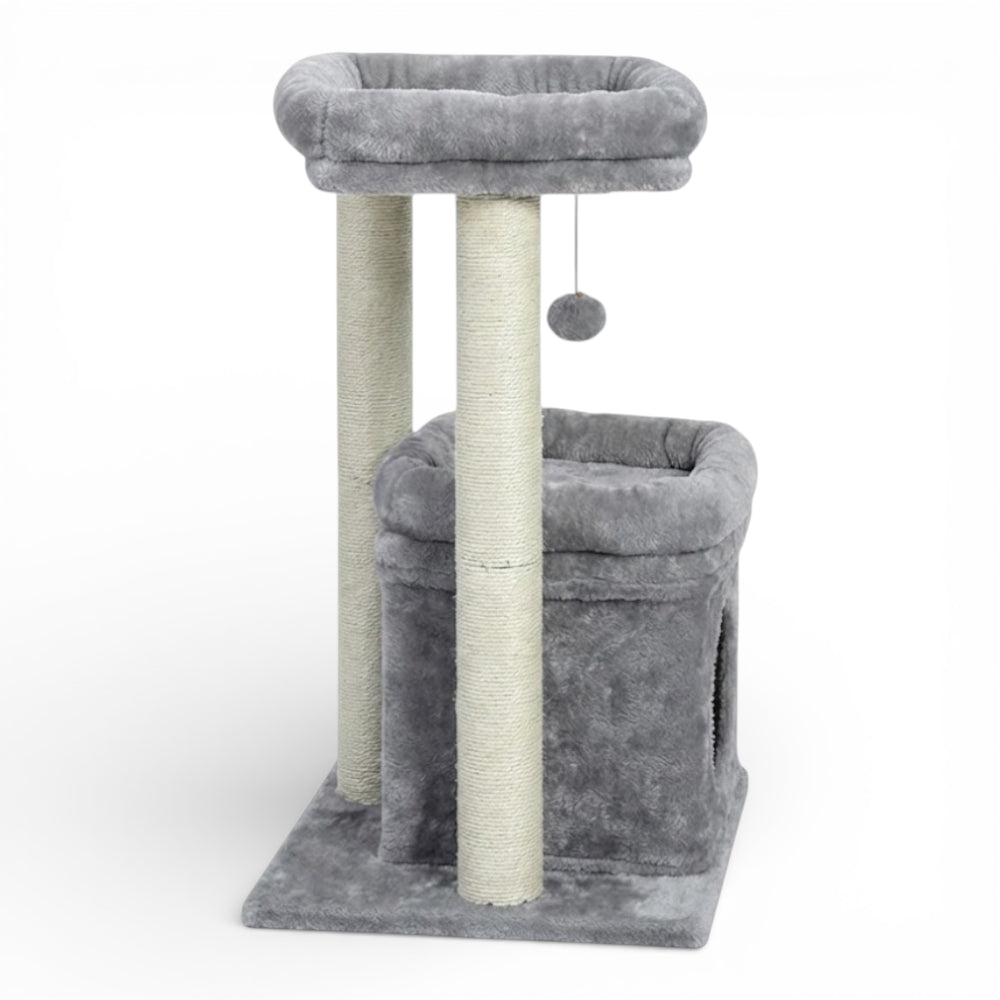 Arbre à chat compact avec niche (2)