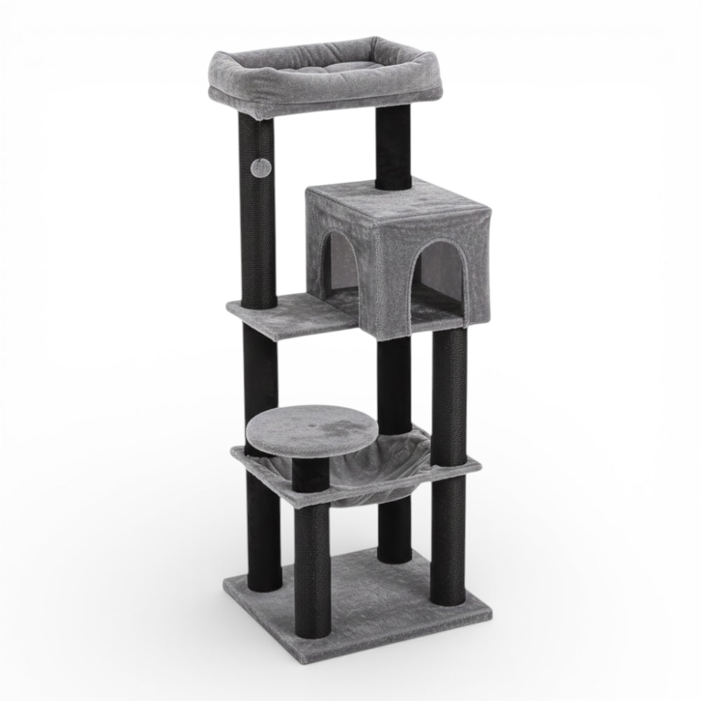 Arbre à chat multi-niveaux double niche (2)
