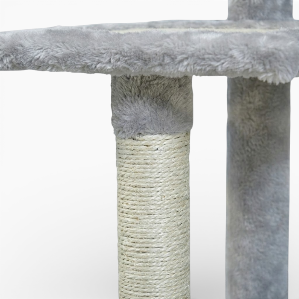 Arbre à chat avec niche et hamac (1)