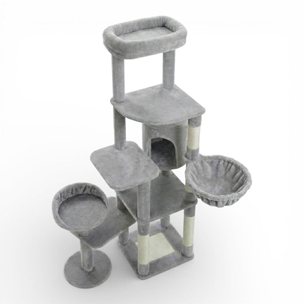 Arbre à chat avec hamac et module satellite (3)